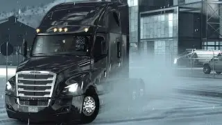 American Truck Simulator | Winter Mod | No Commentary Trucking |Pro Mods Canada | Kamloops To Vermon