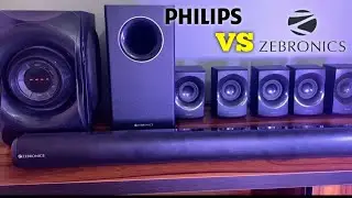 Phillips spa 8000b vs zebronics zeb jukebar 6000/6001 dws pro ⚡5.1 ch speakers vs 2.1 ch soundbar