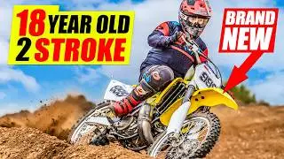 18-Year-Old 2 Stroke Dirt Bike gets it's FIRST Ride Ever!