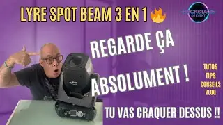 Lyres SPOT BEAM 160W 3 en 1 SHEHDS : La révélation lumière pour DJ mariage en 2025 !