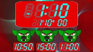 BCG 15 Minutes Countdown (Demon 110 Clock 10:50,11:00,1:10) Remix Demon Sword NES Invincibility