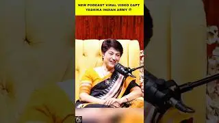 New Podcast Viral video indian army 🪖 girl #podcast #army