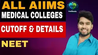 ALL AIIMS MEDICAL COLLEGES  NEET CUTOFF l AIIMS NEET 2025 IN TELUGU BY #MEDIBEATS I