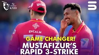 GAME CHANGER! Mustafizur&rsquo;S RAPID 3-STRIKE 🔥 | GG vs DC | Match 23 | DP World ILT20 | M3Y1J