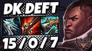 DK Deft Lucian ADC vs Ashe - Patch 12.23 Korea Grandmaster ✅