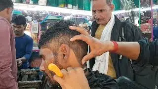HOW TO TRIMMER CUT 1 0.5number SCISSORS COMB MIXX HIGH FADE HAIRCUTS TUTORIAL(@🇮🇳INDIAN AMIT BARBER)