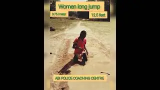 Girl 🔥long 🔥Jump 🔥12.5 feet 🏃& 🏃3.75 meter 🔥ABI🔥 POLICE COACHING 🤸 CENTRE🏃 Nallapalaiyam VPM dt