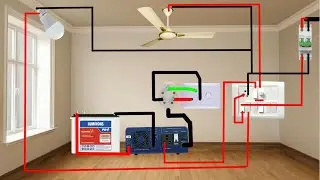 House Wiring with Inverter Connection | Inverter Wiring | Trade Electrician