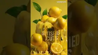 🍋Satisfying Lemon Explosion!🥤SATISFIED CUTS 4K Ultra HD Ad|#Satisfying #4K #UnrealEngine #octane #1m