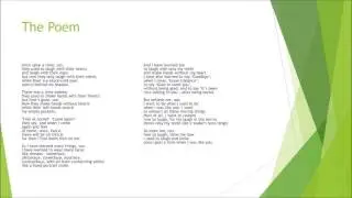 Once Upon A Time, Gabriel Okara - A PPT Analysis for the GCSE English Literature anthology