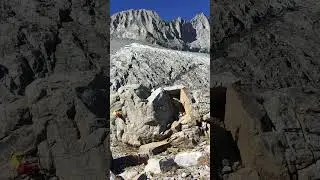 Windy Bivy Direct V2, John Muir Wilderness, CA, Middle Palisade 14012&rsquo; & Norman Clyde 13861&rsquo; Behind