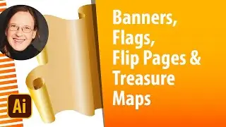 How to Create Banners, Flags, Flip Pages and Treasure Maps in Illustrator