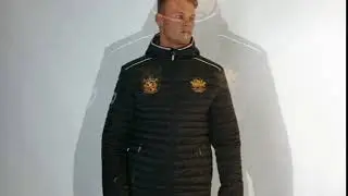 SANTA MONICA POLO CLUB RACKET JACKET IN BLACK