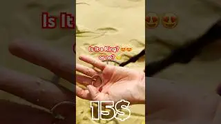 Is It a Ring?😍😍My Most Intriguing Beach Discovery Yet!😇😵 Subscribe to me🥰 #treasuresearch