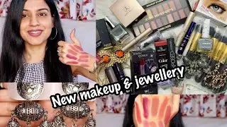 New Affordable Makeup Haul India 2020 | Budget Makeup & Jewelry Haul | Luxury Makeup Under ₹300