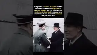 Benito Mussolini&rsquo;s Failed Escape #didyouknow #history #interesting #historyfacts