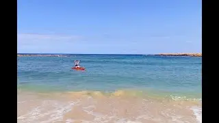 Выходной на SUP-е. Хоф-Дор, Израиль, сентябрь 2025.