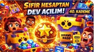 İKİNCİ ANA HESABI U&Ccedil;URUYORUZ! 🚀 BRAWL PASS VE KUPA YOLU A&Ccedil;ILIŞI! #2