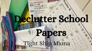 Declutter School Papers