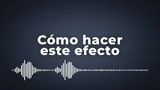 C&oacute;mo hacer ESPECTRO DE AUDIO en v&iacute;deos en 3 MINUTOS