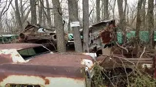 Abandoned junkyard Taneytown Maryland