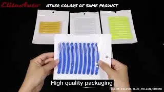 EliteAuto 20Pcs Car Wheel Radium Sticker ,Car & Bike tire Rim Safety reflective warning stickers