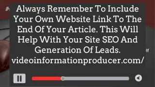 Article Marketing Tips and Tricks That Work.