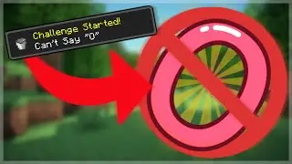 Minecraft, But You Can't Say The Letter O