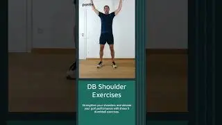 DB Shoulder Exercises for better golf performance  #golfexercise #golffitness #golfperformance