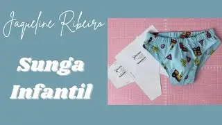 Cueca Sunga Infantil com m&aacute;quina simples!