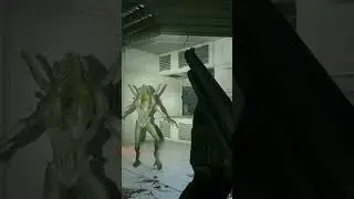 Битва с Королевой, первая фаза.  #games #gaming #alien #horrrorgames #horror #alienisolation