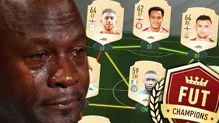 Playing FUT CHAMPS with a BRONZE team...this is PAINFUL