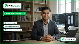 Latest version of WASender Tutorial (v4.0.9) | All Bugs Fixed ✅ | WhatsApp Marketing Software