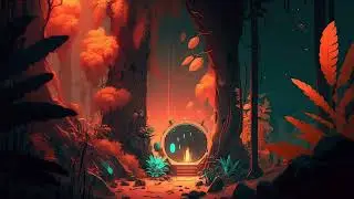 Autumn in an Alien Jungle  🍁  ambient music ~ relaxing | chill | instrumental