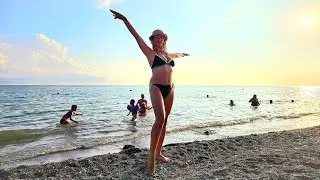 ХОСТА СОЧИ отдых на море. Отличный пляж с песочком и мелкой галькой. Как же хорошо🌞 15.07.23