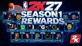 ALL SEASON 1 LEVEL REWARDS IN NBA 2K27