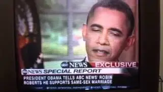 President Obama Comes Out In Support Of Gay Marriage