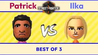 Street Figher 6 V-Rival CPU Mii 1v1: Patrick (Akuma) Vs Ilka (Luke)