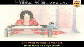 Học tiếng nhật qua phim anime - ISSUN BOSHI Hiệp sỹ t&iacute; hon [ Nhật sub]