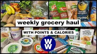 Weekly WW Grocery Haul + Meal Plan | WW Personal Points (Weight Watchers)