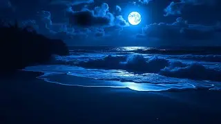 4 Hours Ocean Wave Sounds for Sleep 🌊 Natural Night Ambience No Music &ndash; Rest Inner Stillness