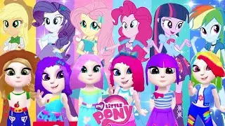 MYLITTLEPONY COSPLAY WITH MYTALKINGANGELA2🎀👑💎💗💙 #mytalkingangela2 #mylittlepony 
