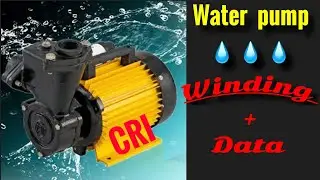 CRI 1 HP Pump Motor Coil Winding || Coil Winding Of 1 HP CRI Pump Motor