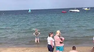 Swanage beach