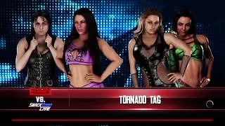 WWE 2K18 Victoria,Nikki Cross VS Trish Stratus '18,Peyton Royce Tornado Tag Elimination Match