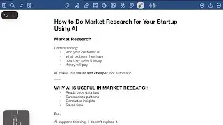 How to do Market Research with AI - Indepth