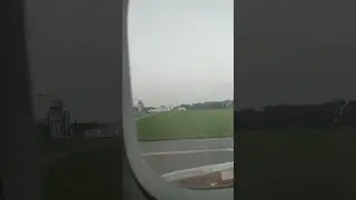 day time WizzAir take off from Wrocław (with streaming kids) #a320 #wizzair