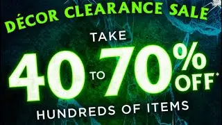 Spirit Halloween D&eacute;cor Clearance SALE 2017
