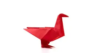 How to make a paper pigeon (Origami bird)