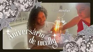Surpresa de aniversário de Nicolly  💜🎉🎂